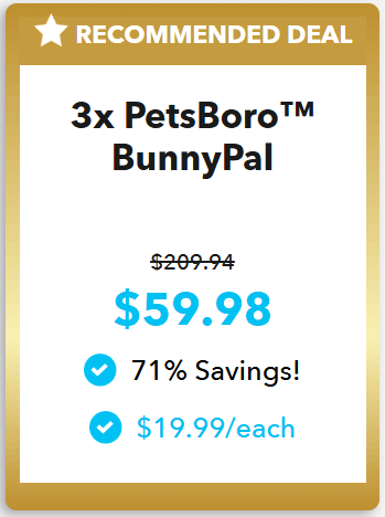 PetsBoro BunnyPal 5