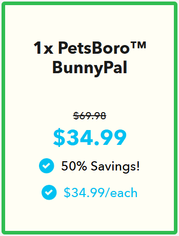 PetsBoro BunnyPal 6