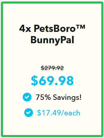 PetsBoro BunnyPal 8